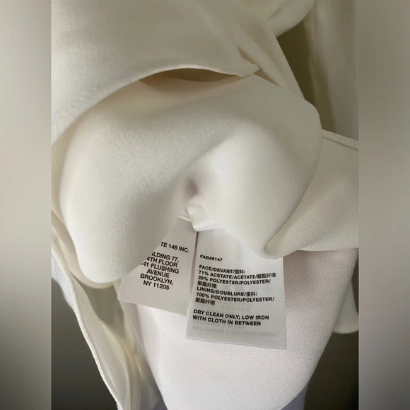 Lafayette 148 New York Long-Sleeve draped Blouse - Picture 8 of 10